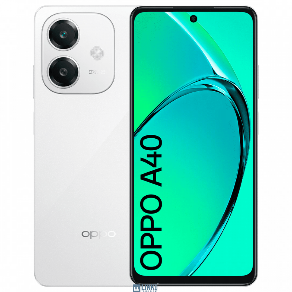 OPPO A40 6,72" HD+ 6+6GB/128GB 5MP/50MP STARLIGHT WHITE