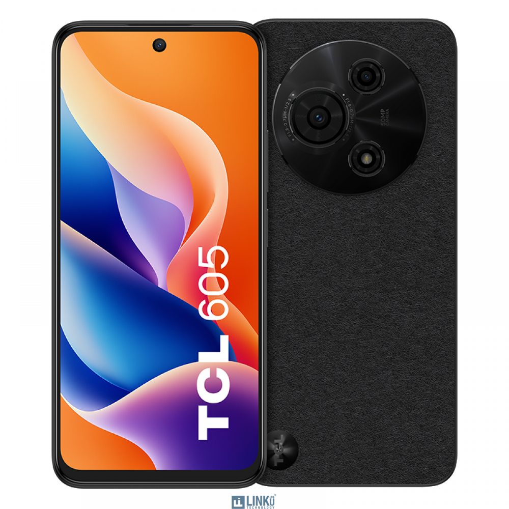TCL 605 6,67" HD+  8+10GB/256GB 5MP/50MP DS BLACK