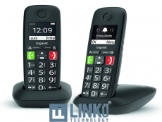 GIGASET TELEFONO DECT E290 TECLAS GRANDES BLACK DUO