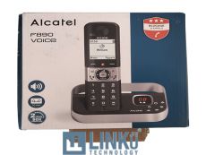 CAJA DAÑADA - ALCATEL TELEFONO DEC F890 VOICE  NEGRO