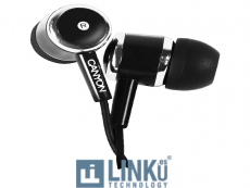 CANYON AURICULARES IN-EAR EPM-01 MIC 1.2M NEGRO