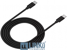 CANYON CABLE C-12 USB-C TO USB-C 100W 2M NEGRO