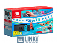 NINTENDO SWITCH 1.1 AZUL NEÓN/ROJO NEÓN + SWITCH SPORTS + 12 MESES NSO