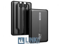 COOL BATERIA EXTERNA UNIVERSAL POWER BANK 10.000 MAH PD 22.5W (2 CABLES) NEGRO