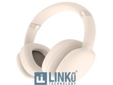 COOL AURICULARES STEREO BLUETOOTH CASCOS ROLLER BEIGE