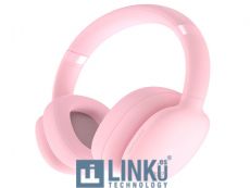 COOL AURICULARES STEREO BLUETOOTH CASCOS ROLLER ROSA