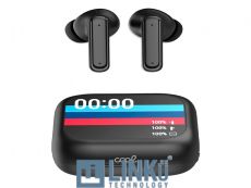 COOL AURICULARES STEREO BLUETOOTH EARBUDS LCD AMBIENT NEGRO