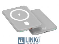 COOL BATERIA EXTERNA UNIVERSAL MAGNETICA POWER BANK QI 5000 MAH GRIS