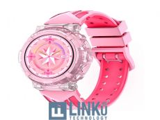 COOL SMARTWATCH CLEVER SILICONA ROSA (LLAMADAS, SALUD, DEPORTE)