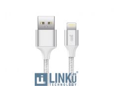 COOL CABLE USB NYLON UNIVERSAL LIGHTNING PARA IPHONE / IPAD (1.2 METROS)